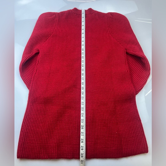 SHOW ME YOUR MUMU Dixon Sweater Dress in Red Knit N211 - Picture 10 of 10